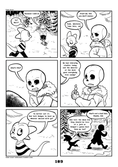 ⏪ First page   ◀️ Previous PageIn which we say goodbye to Monster Kid once again.With tumblr’s bulls
