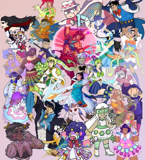 jojosartisticadventure: MAGIC MAKEUP POWER GO! Welcome to the magical boys/girls pile where we decid