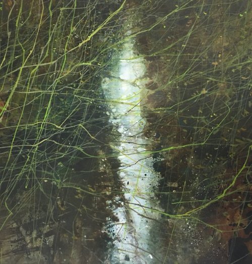 having-it-all:Paul Fowler  “A stream in winter, Iron Hill” c. 2018