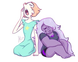 turtlecavez:  More sleepy gems!!💜 