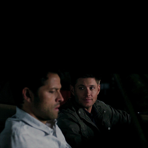 Dean showing his love for Castiel