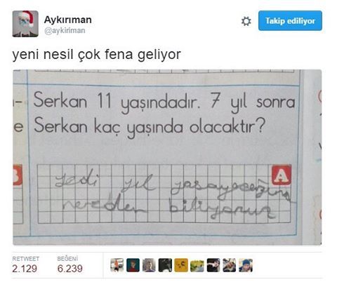 Yeni nesil çok fena...