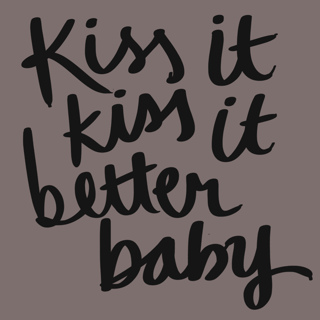 anicklebitome:  Kiss it better