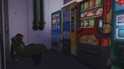 Just Wanted Some Cute Ss Of Her Using The Vending Machine...