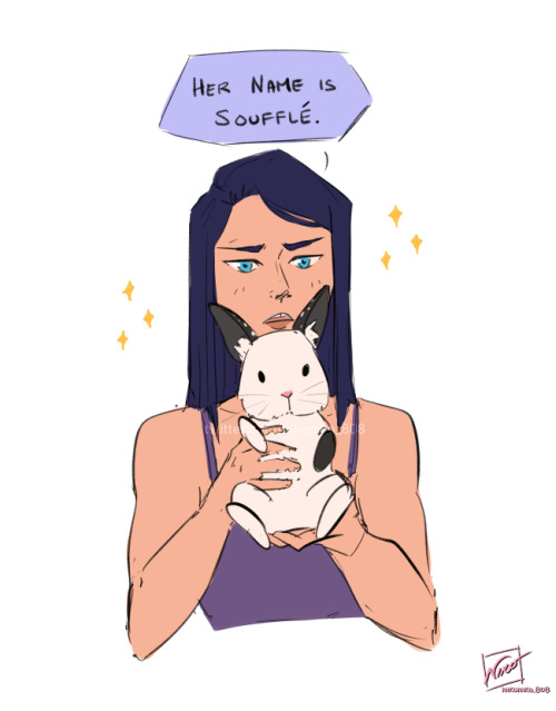 that one time they got a pet this came about cuz i kept seeing caitlyn being drawn as a rabbit, the
