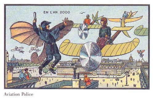 publicdomainreview:France in the year 2000… as imagined in the 19th century. A series of futuristic 