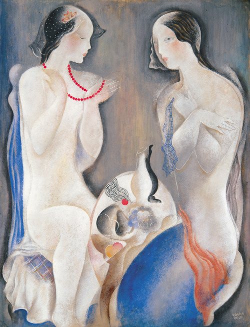 blastedheath: Béla Kádár (Hungarian, 1877-1956), Women with still lif