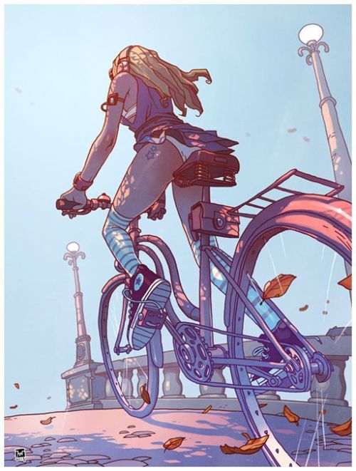 inkwings:  Ride by Janusz Wyrzykowski on Behance