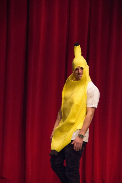 So what’s Greek Life like at Washington College?Well, sometimes guys dress up like bananas and dance