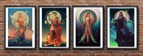 ✧ Greek mythology ✧ the Moirai, Hades and Persephone, Aphrodite and Dionysos.♥♥♥ All the prints are 