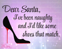 missharpersworld:  soft-kitti3:  texasred43:  designfordisorder:  Dear Santa I’ve Been Naughty Vinyl Christmas Decal / HTV Shirt Decal Cutting File in Svg, Eps, Dxf, and Jpeg for Cricut and Silhouette  @gwynfdd    I think that quite the appropriate