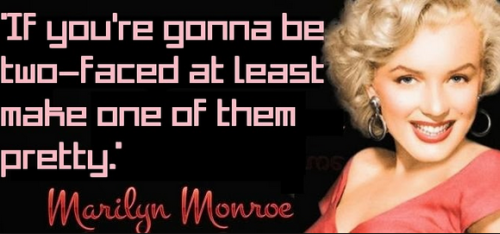 Marilyn had many pearls of wisdom (and jewelry).