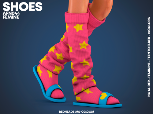  AF SHOES N044 | NO SLIDER NEW MESHCompatible with HQ ModCategory: ShoesCustom ThumbnailAll LOD’s♦ @