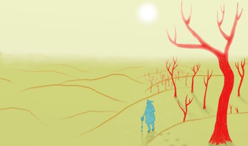 The Western Edge Of The Forest Is Sinking Into The Desert, And It Feels Like There's Nothing That Can