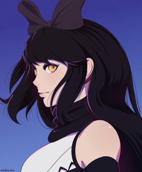 pedrovrc:  Drew Blake Belladonna trying to do it in Ilya Kuvshinov’s style for an art challenge :D