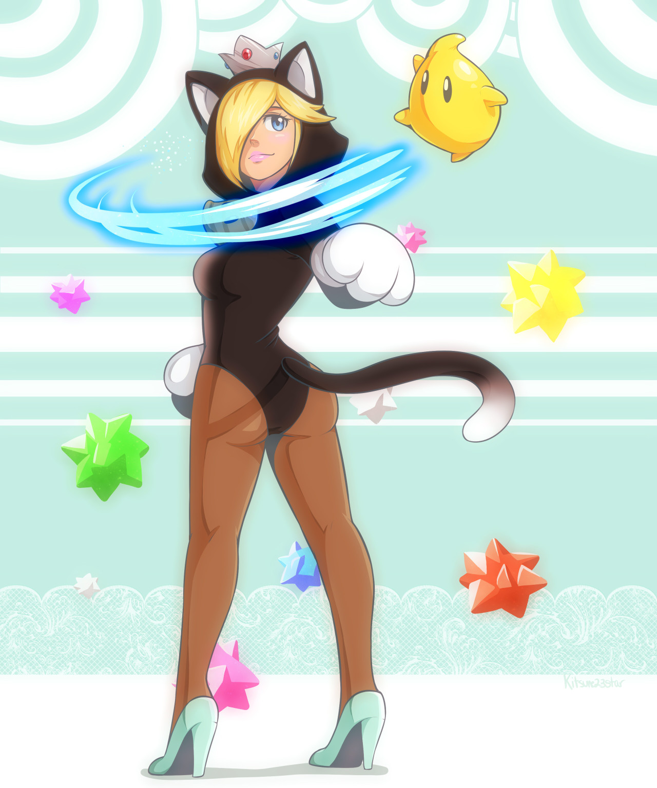 monsterman25:  kitsune23star:  Catsuit Rosalina  eeeeeeeeeeeeeeeeeeeeeeeeeeeeeeeeeeeee~