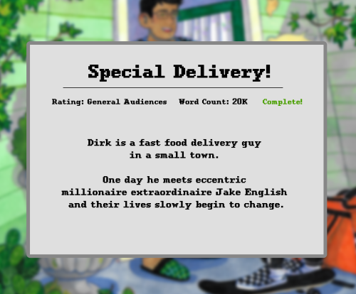 DIRKJAKEBIG BANGRELEASE!“Special Delivery!”Illustrated By: @netherglossWritten By: @ozuzo Intro tags