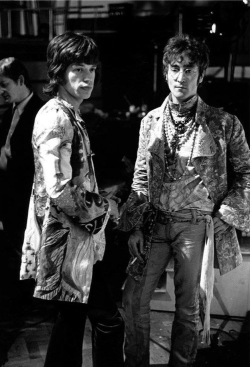Mick Jagger & John Lennon, 1967
