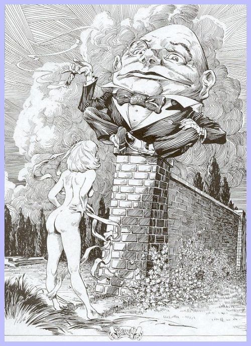 pulpsandcomics: Alice in Wonderland portfolio by Frank Brunner