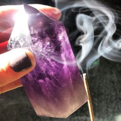 smokingonthemoon:  Amethyst smoke bath 