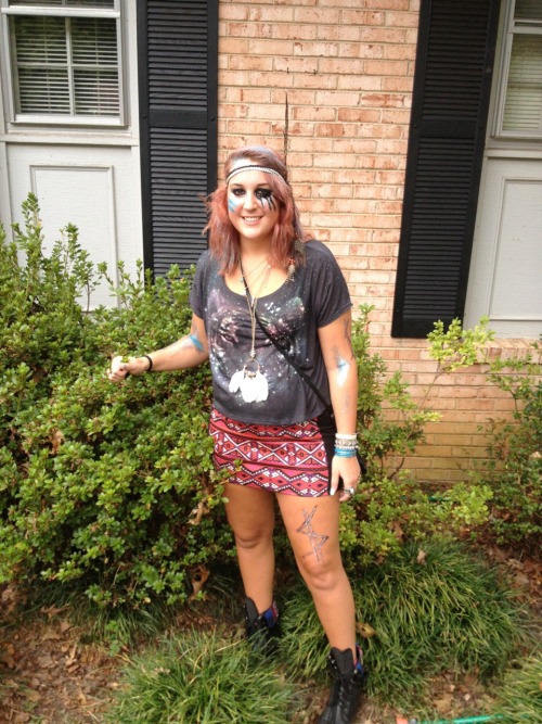chubby-bunnies:  Olivia, 20, US 14, one of Ke$ha’s animals. I wore this to a Ke$ha concert, and I had never felt sexier. I danced my fat ass off and loved every second of it.