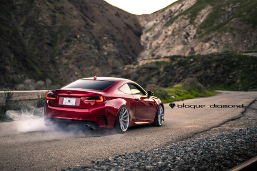 2016 Lexus RC200t F-Sport Fitted on 20&quot; Staggered BD11&rsquo;s in a Frozen Silver