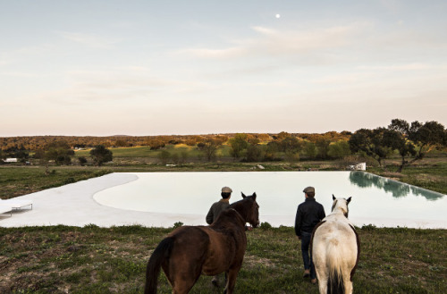 {A contemporary country farmhouse in rural Portugal by architect Manuel Aires Mateus is the perfect 