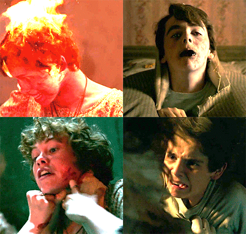 kaspgaytozier:⭐ A collection of Benverly-Reddie Parallels ⭐It: Chapter One (2017) | It: Chapter Two 