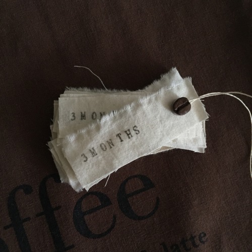 3MONTHS Coffee bag label. -www.3months.co.kr