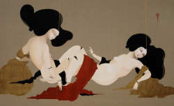 2gothic:  Hayv Kahraman from the series Domesticated