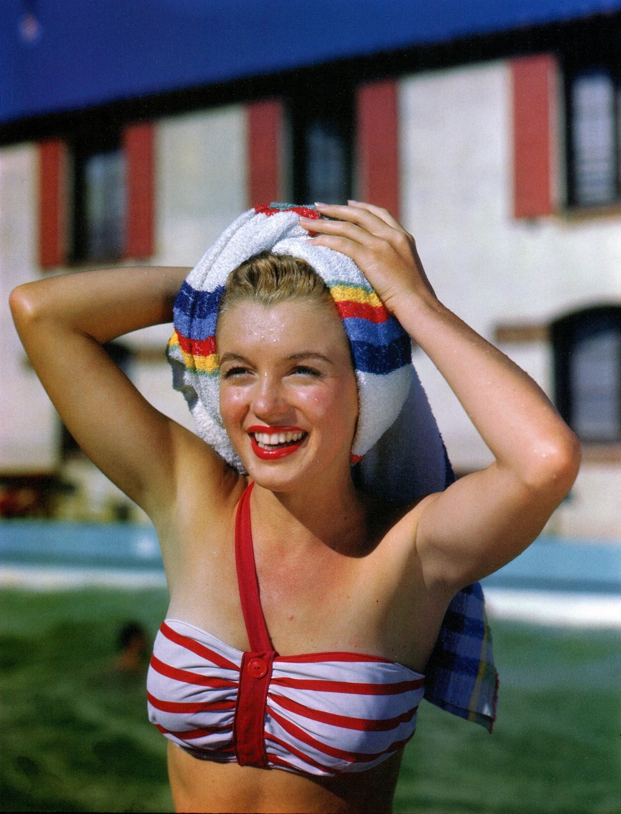 Marilyn Monroe, Palm Springs Racquet Club Diving Board (Reclining), 1949