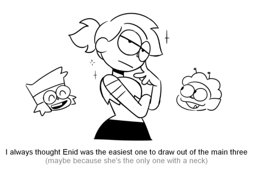 Do You Have Any Tips On Drawing Enid? She's My Fav And You Draw Her So Well!