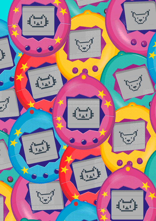 ohwowillustration:   Tamagotchi - Digital pet available HERE! :3