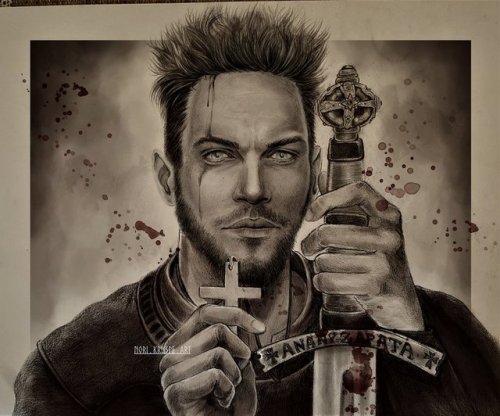 Bishop Heahmund (MY ART) [They are pagans and devils, nothing more] Jonathan Rhys-Meyers as bishop H