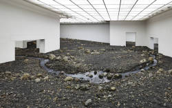 dezeen:  Danish-Icelandic artist Olafur Eliasson has filled an entire wing of Denmark’s Louisiana Museum of Modern Art with a landscape of stones meant to emulate a riverbed » 