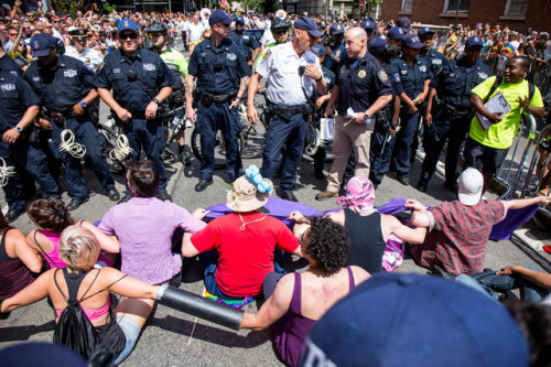 fuckyeahmarxismleninism:12 Arrested At NYC Pride Parade Outside Stonewall InnTwelve people were arre