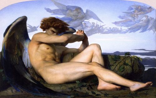 Classical-Gentry:  I Do Love This Painting By Alexandre Cabanel, “The Fallen Angel”,