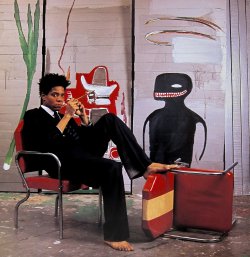 saatchiart:  &ldquo;I don’t listen to what art critics say. I don’t know anybody who needs a critic to find out what art is.” –Jean-Michel Basquiat (Photo: New York Times Magazine, 1985) 