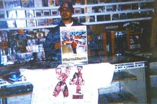 Old #SpeedyLoc photo at an autograph signing at Family Tree in #Hollister #barrio2barrio #RIPSpeedyL