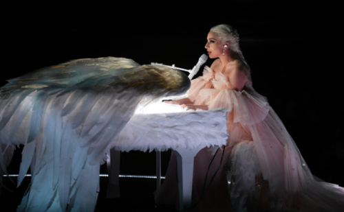 yourstrulys:Lady Gaga performs onstage during the 60th Annual GRAMMY Awards at Madison Square Garden