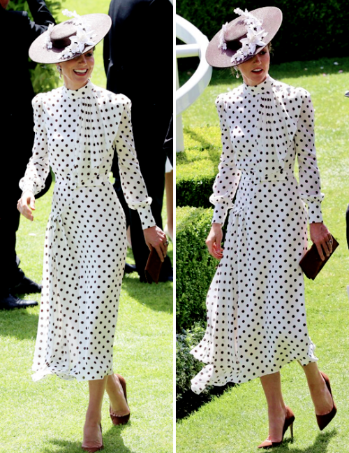 theroyalsandi: The Duchess of Cambridge at the Royal Ascot | June 17, 2022 