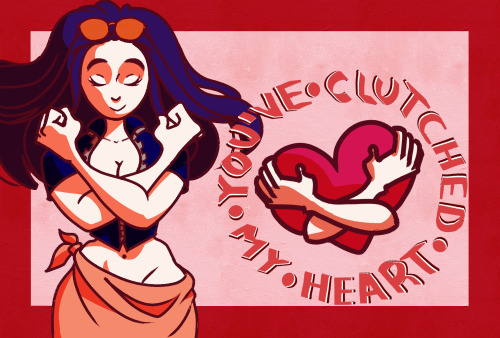 One Piece Valentine’s Day Cards masterpostby 4pandas @aspiringtrashpanda and I had collab