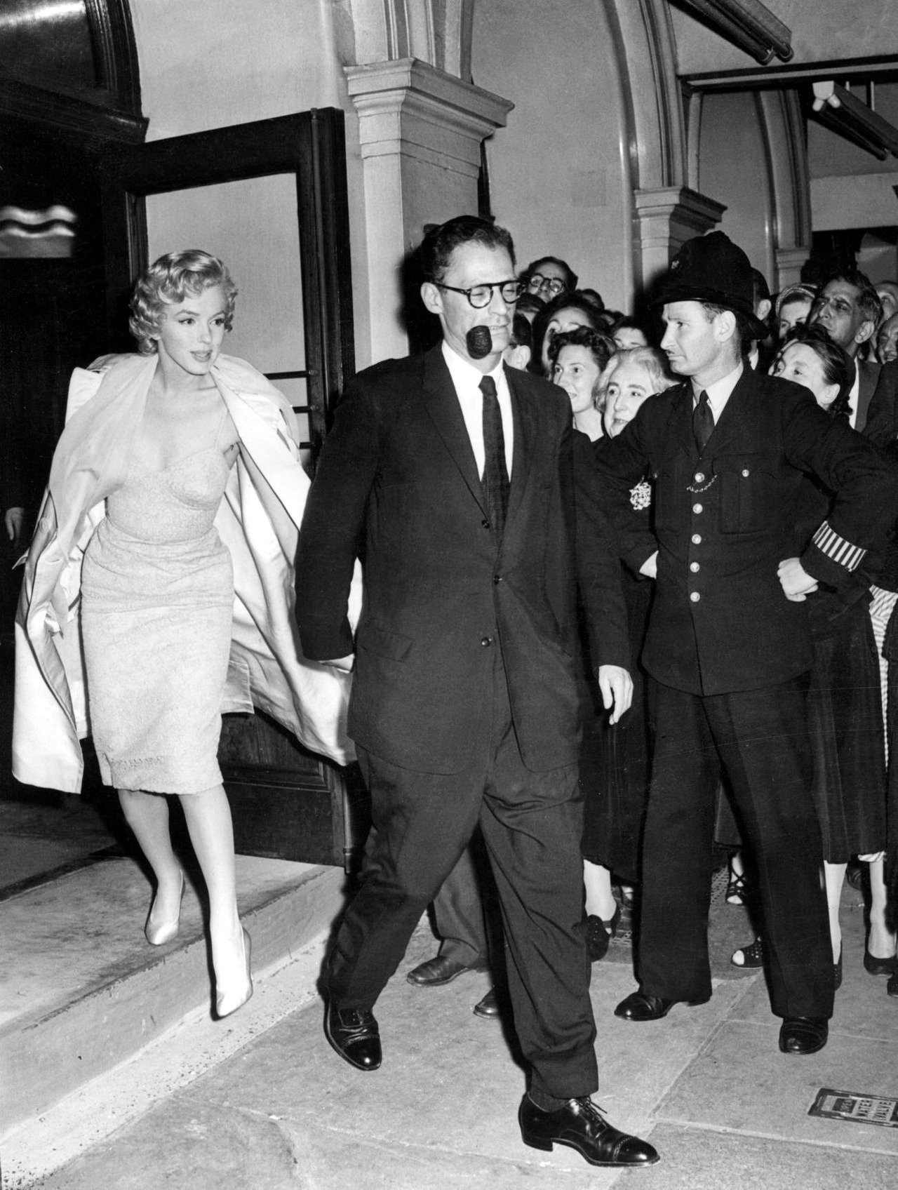 Perfectlymarilynmonroe Marilyn Monroe And Arthur Miller Leaving The Lyric