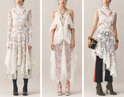 evermore-fashion:  Alexander McQueen Pre-Fall