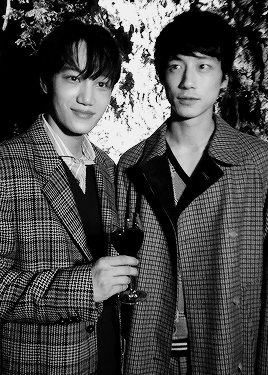 dazzlingkai:  Kim Jongin & Kentarō Sakaguchi at Gucci Cruise 2019