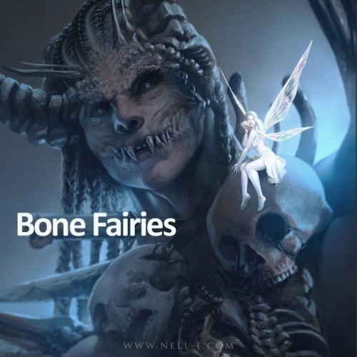 semicolonthefifth:I love how the body structure and the decor of the larger bone fairy creates a nic