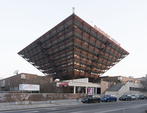 archivemodernarchitecture:Radio building, Bratislava, Slovakia, 2015. © Nicolas Grospierre