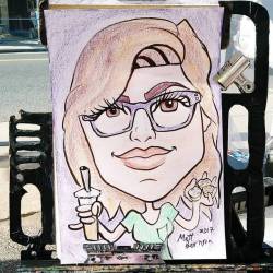 Doing Caricatures Today At Cosmos&Amp;Rsquo; For Natick Nights. There Are Also Vintage