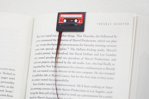 Porn photo moarrrmagazine:Cassette Tape bookmark