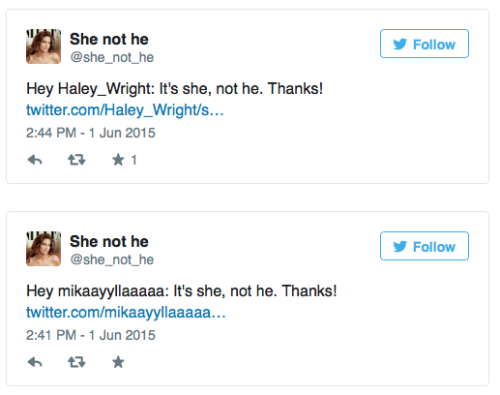 micdotcom:This genius Twitter bot is correcting anyone who misgenders Caitlyn Jenner An automatic Tw